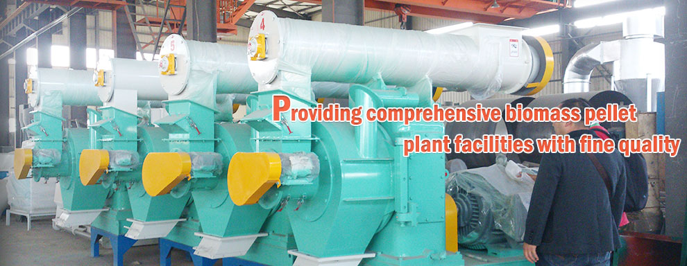 Providing comprehensive biomass pellet plant facilities with fine quality
