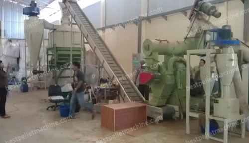 1t wood pellet plant