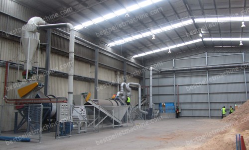 complete wood pellet mill plant