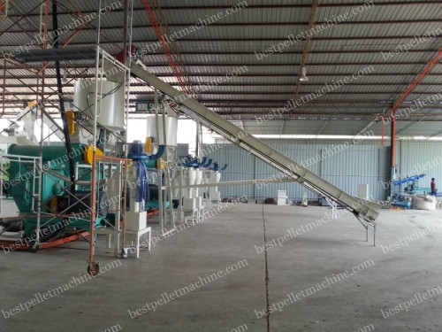 conveyor for palm fiber