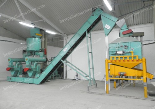 middle wood pellet plant