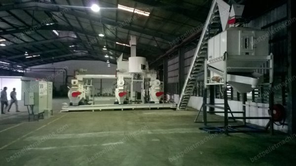 sawdust pellet machine line in Malaysia