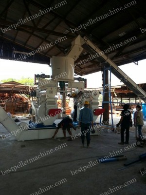 wood chip pellet mill