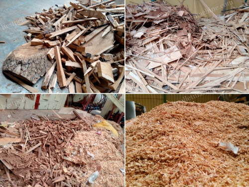 wood pellet line raw material
