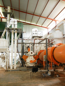 wood pellets production line